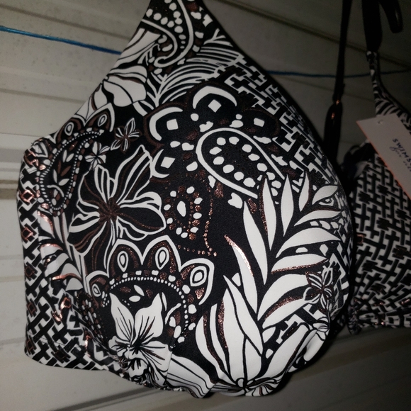 46G Women's Bra Size Swimsuit Bikini underwire top New swimsuits for all - Picture 2 of 7